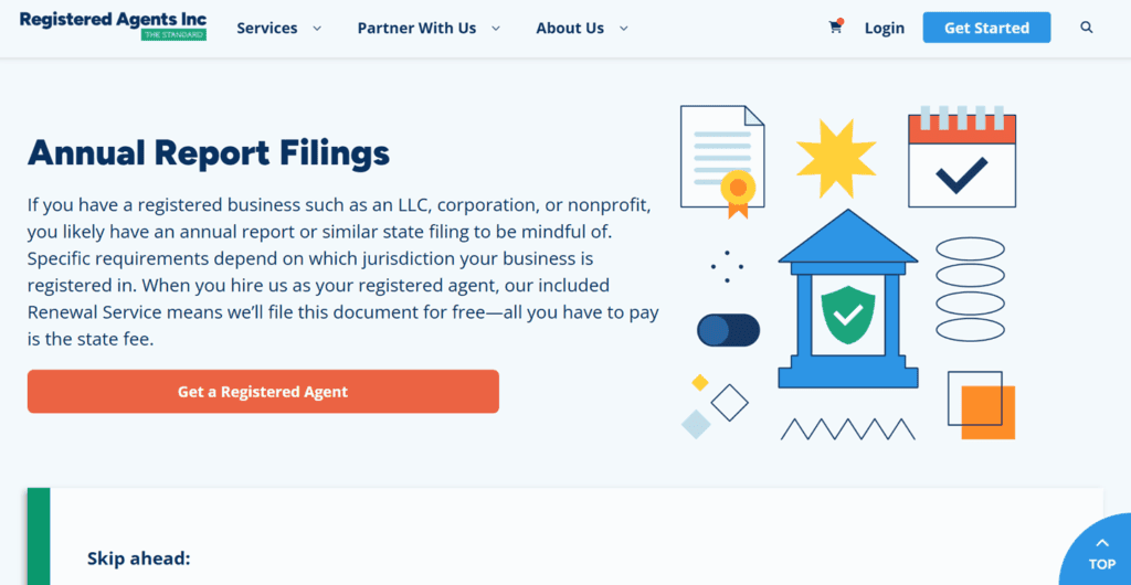 Registered Agent Inc annual report