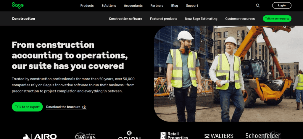 Sage construction CRM