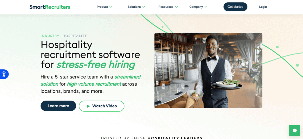 SmartRecruiters applicant tracking restaurants