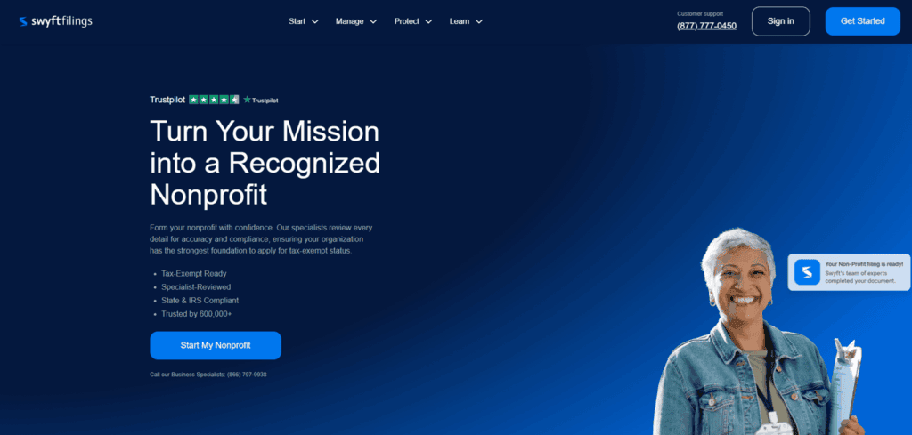 Swyft Filings Non Profit