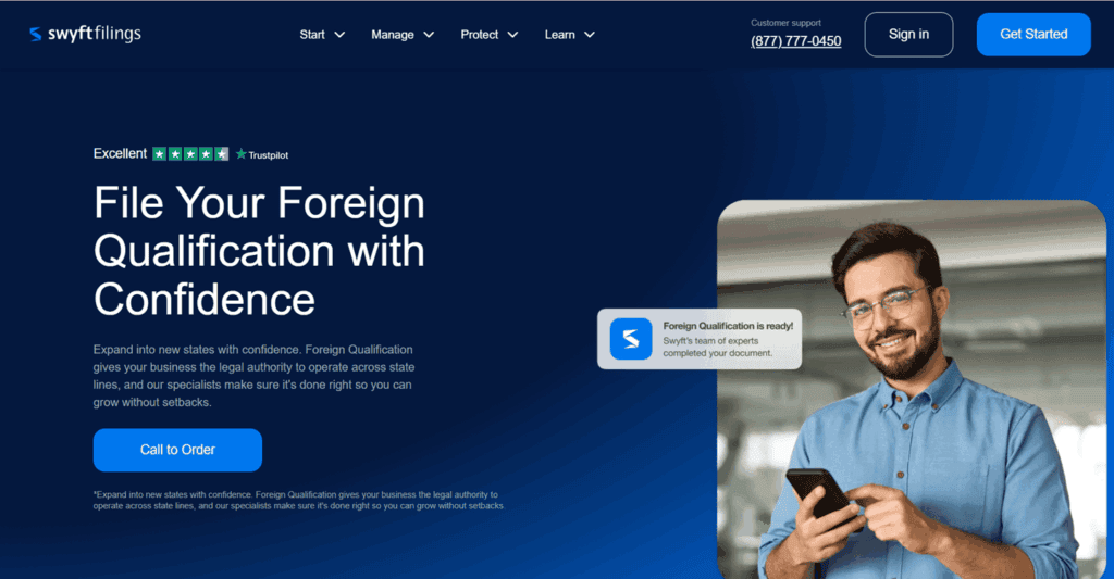 Swyft Filings foreign qualification