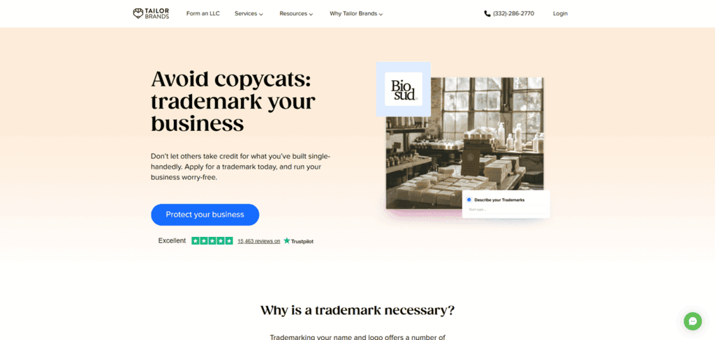 Tailor Brands trademark