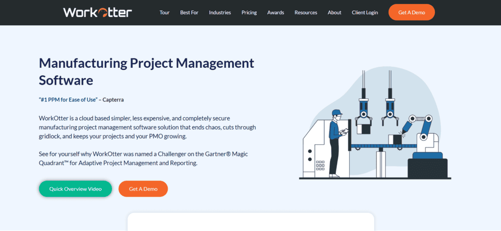 WorkOtter manufacturing project management software