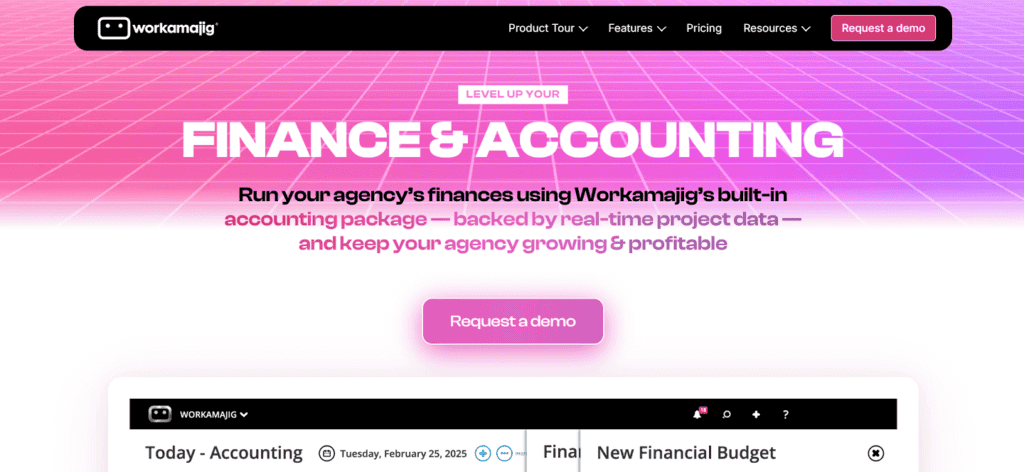 Workamajig accounting project management software