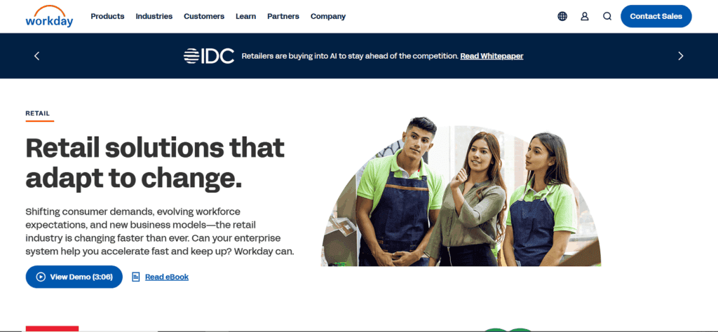 Workday applicant tracking supermarkets