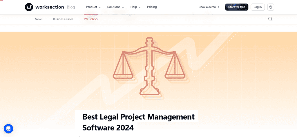 Worksection legal project management software