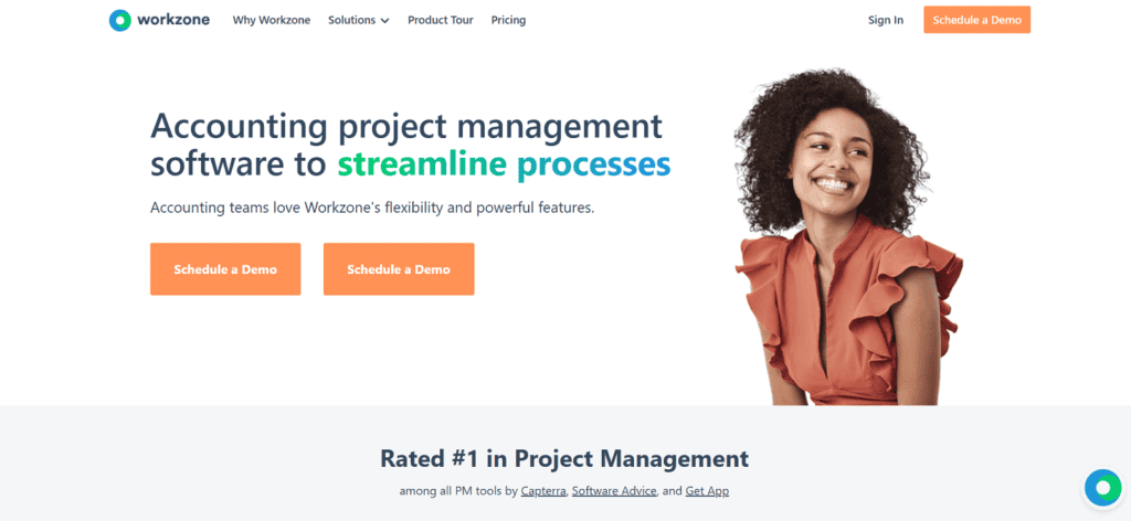 Workzone accounting project management software