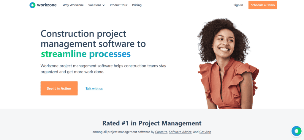 Workzone construction project management software