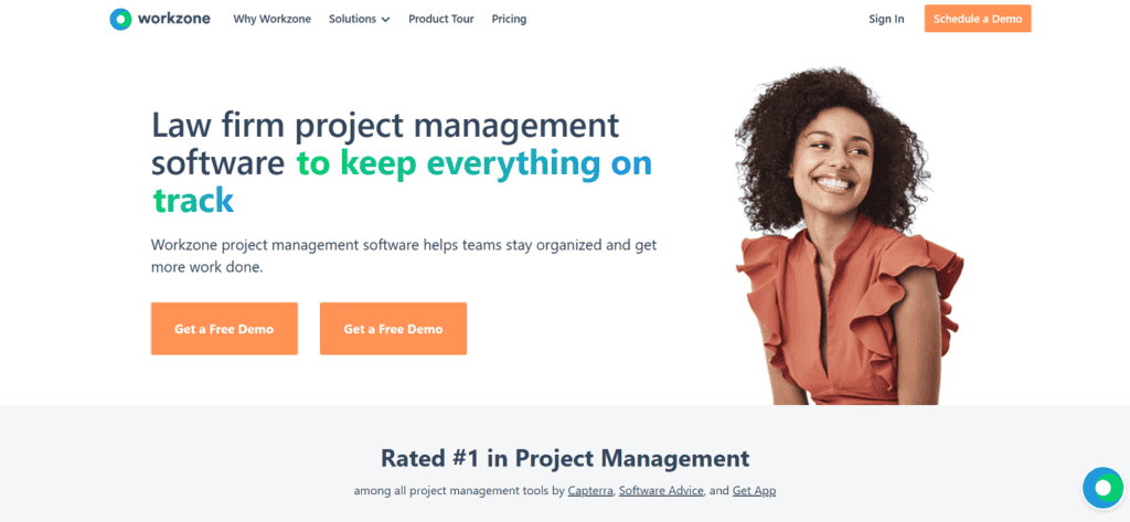 Workzone legal project management software