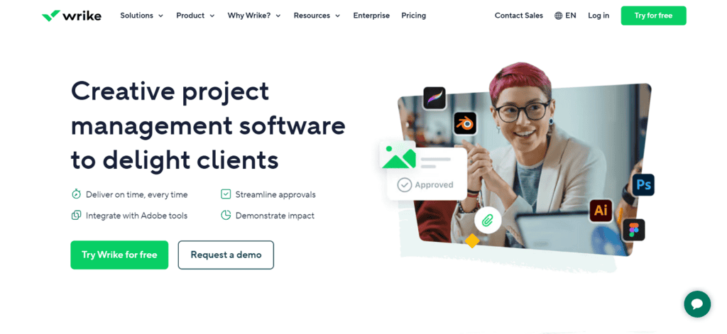 Wrike creative agency project management software