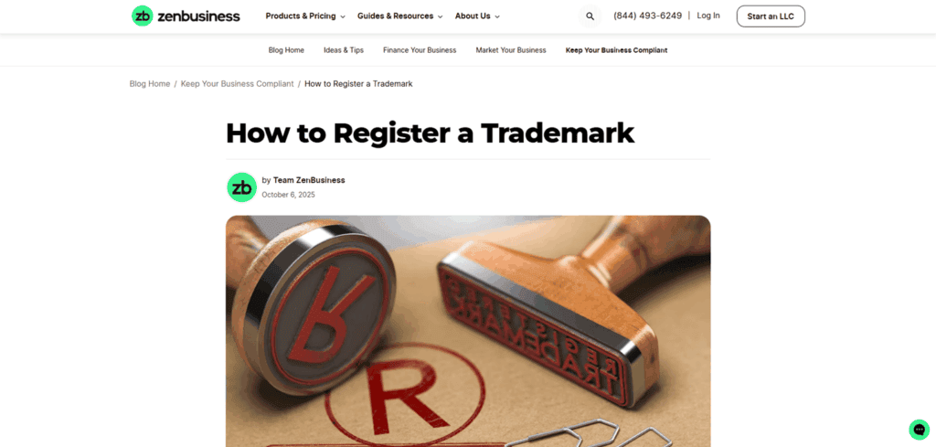 Zen Business trademark
