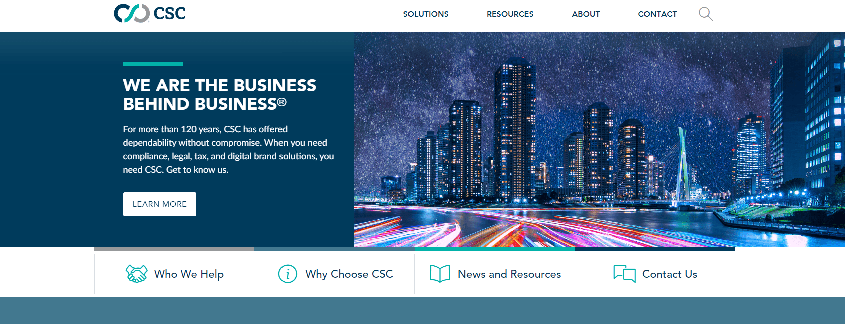 csc global landing page