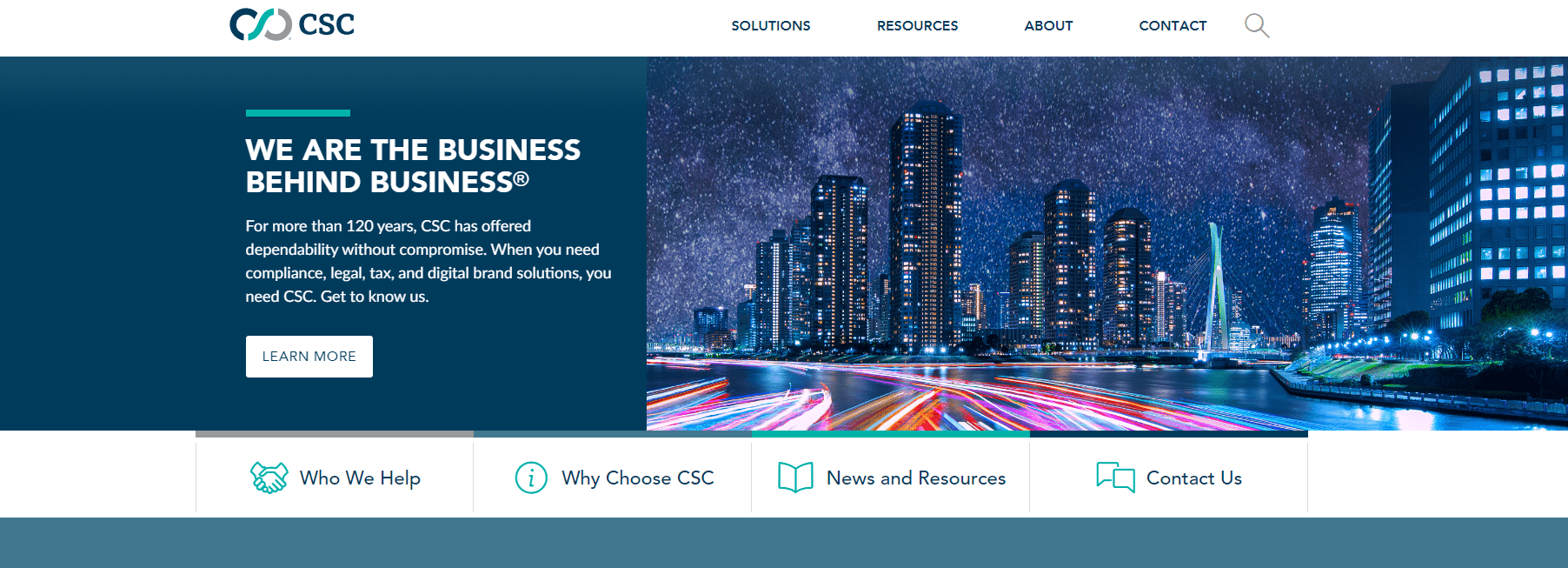 csc global landing page 