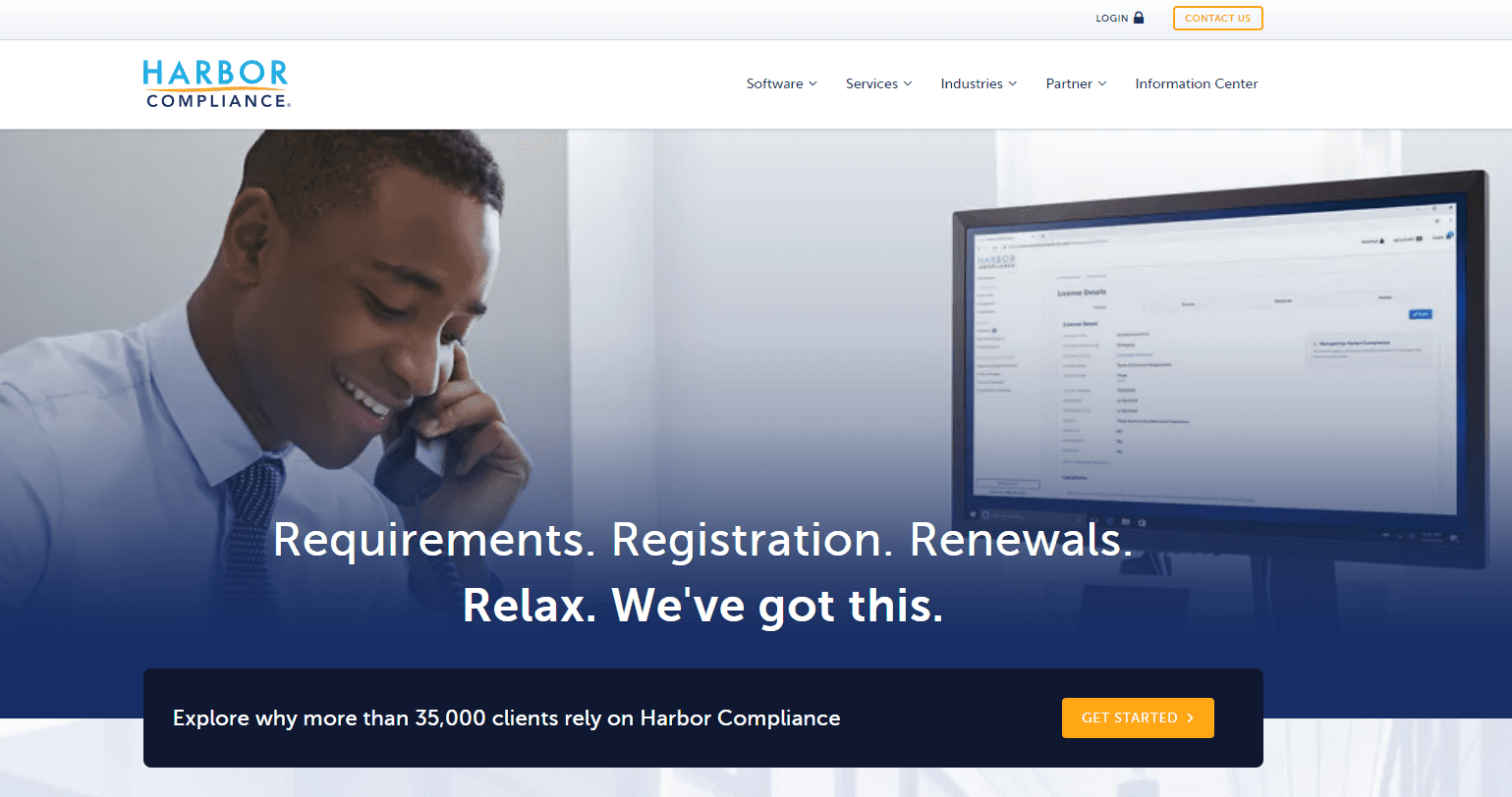 harbor compliance landing page