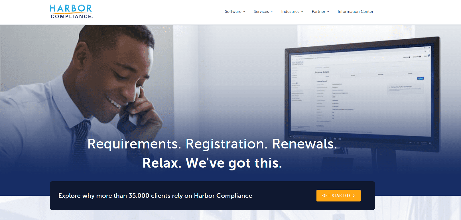 harbor compliance landing page