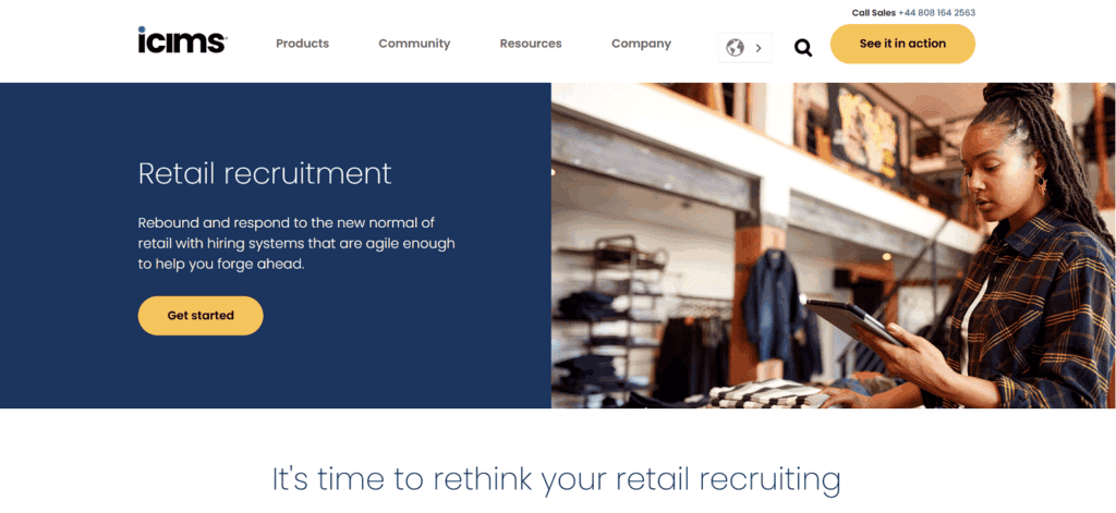 iCIMS applicant tracking supermarkets