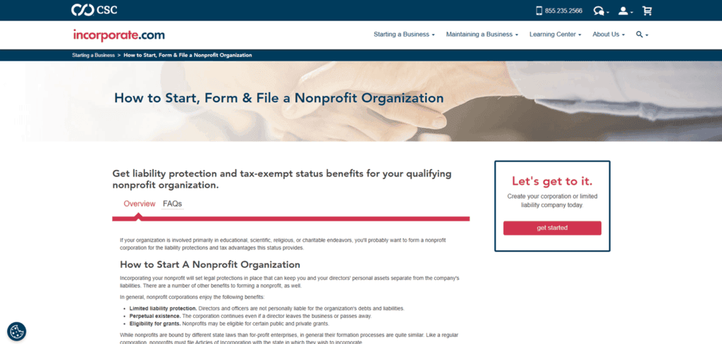 incorporate.com Non Profit