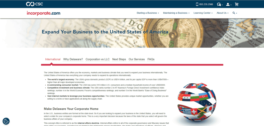 incorporate.com non US resident company formation