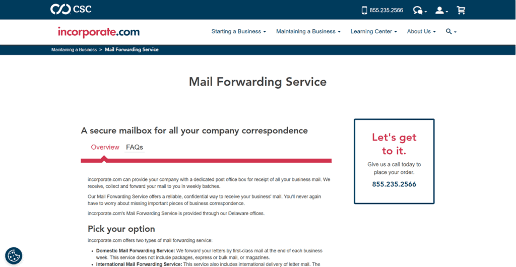 incorporate.com virtual address